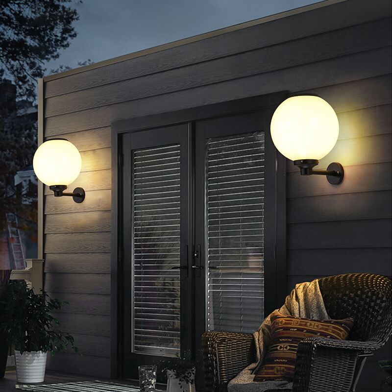 Solar Wall Lights Outdoor | Waterproof Outdoor Wall Lamp | Elegant Outdoor Wall Lantern | Eco-Friendly LED Fixture | Modern Garden Lighting - Zardee-1