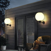 Solar Wall Lights Outdoor | Waterproof Outdoor Wall Lamp | Elegant Outdoor Wall Lantern | Eco-Friendly LED Fixture | Modern Garden Lighting - Zardee-2