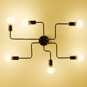 Nova industriel sort metal loftlampe til moderne interiører og minimalistiske rum med tidløs appel