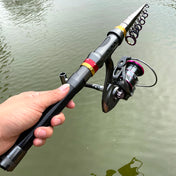 1.8-3.6m Carbon Fiber Fishing Rod And Reel Combo Super Hard Telescopic Fishing Pole Spinning Reel Kit Max Resistance 3-8kg Pesca 5