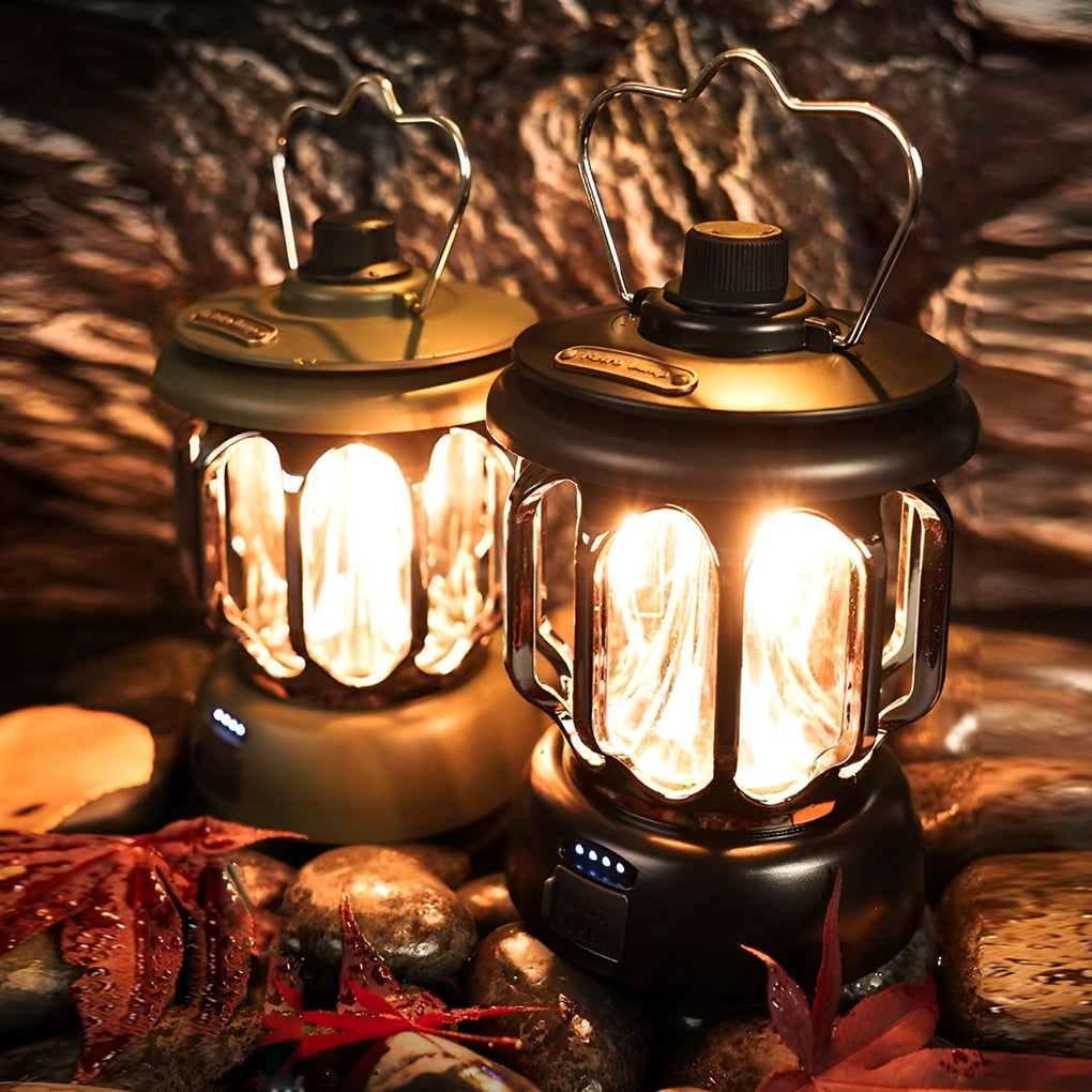 Retro Udendørs Campinglampe