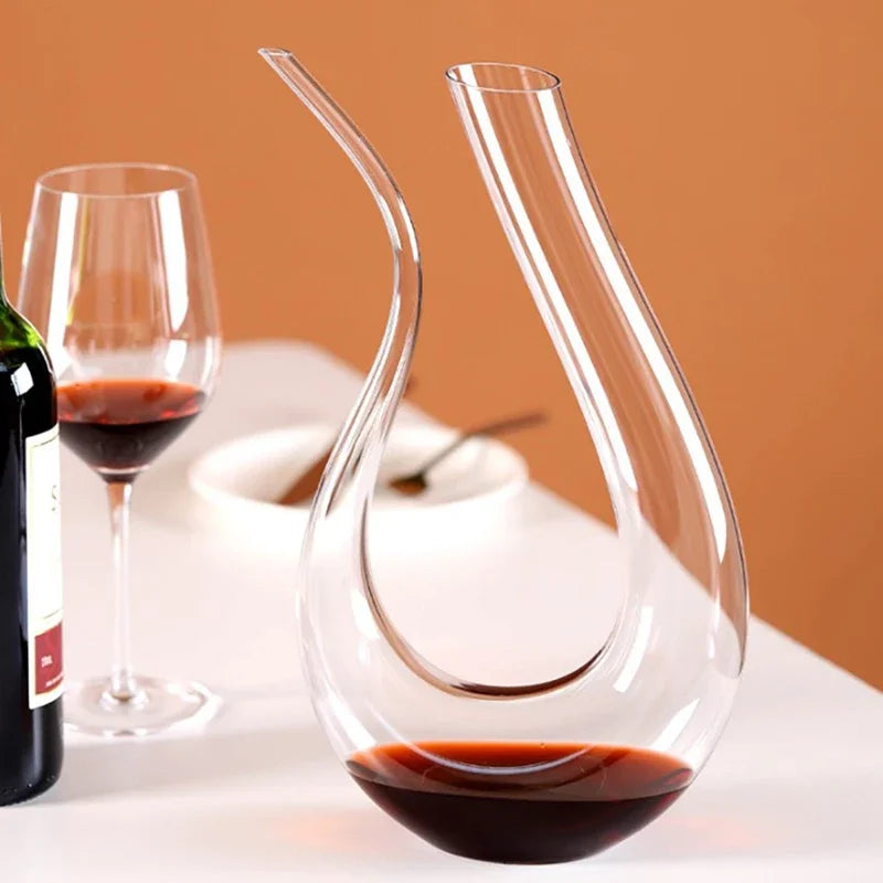 1500ML Big Decanter Handmade Crystal Red Wine Brandy Champagne Glasses Decanter Bottle Jug Pourer Aerator For Family Bar 1