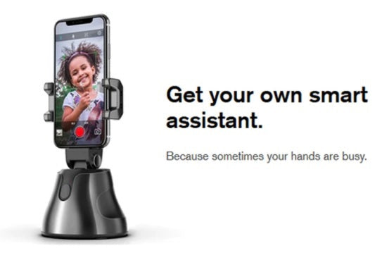 Bærbar alt-i-en smartphone-kameraassistent og stabilisator til mobilfotografering og video