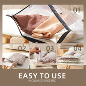 Compact Travel Vacuum Compression Storage Bags For Luggage And Clothing