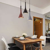 Lampada a sospensione triangolare contemporanea per soffitto soggiorno, elegante apparecchio geometrico per interni moderni