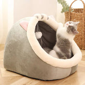 1PC Warm Winter Four Seasons Universal Semi-Closed Cute Comfortable Cat Nest Bed Warm Pet Nest 0