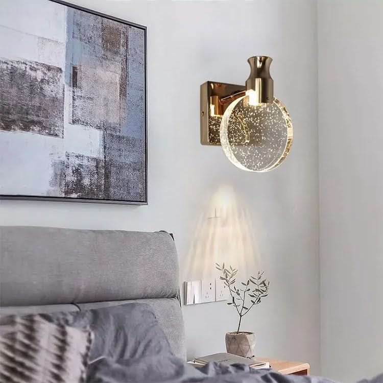 Minimalist Circular LED Wall Lamp With Modern Design For Contemporary Interiors And Living Spaces