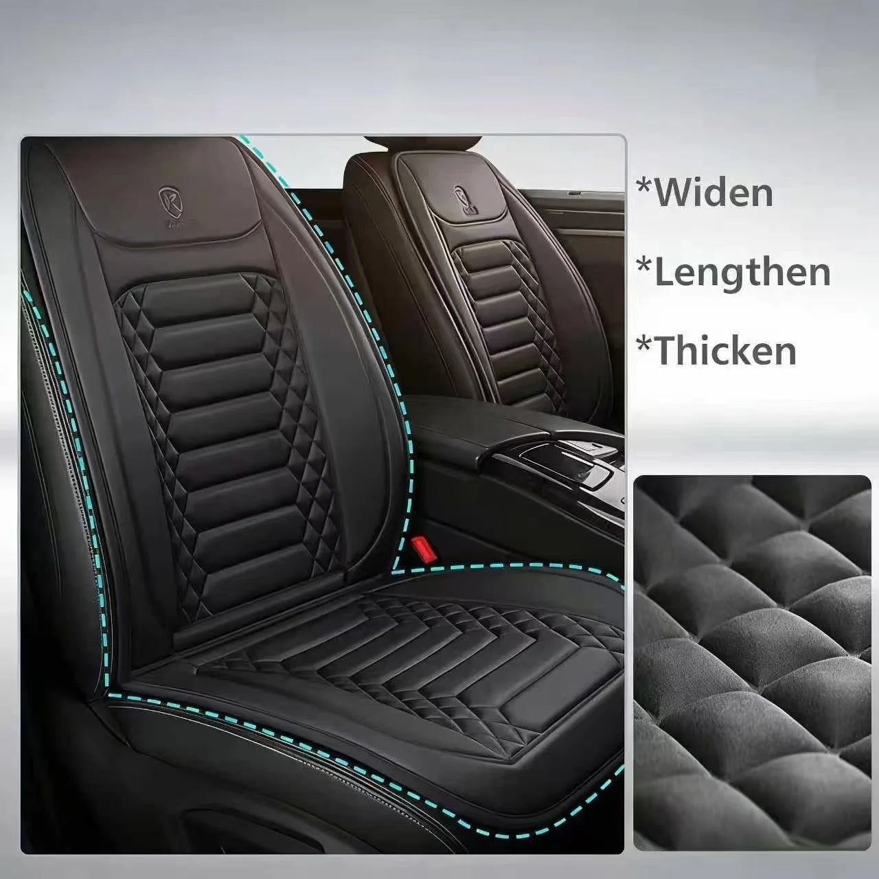 1/2pcs Winter Heated Car Seat Cover 12V Heating Warmer Car Seat Cushion Auto Universal Car Seat Protector Cloak Cover Pads Set 2