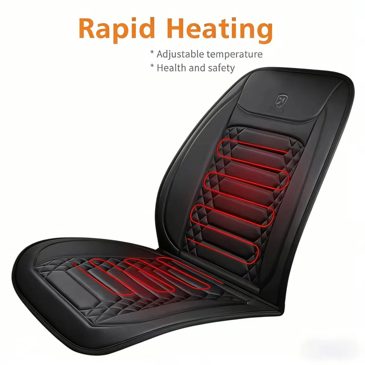 1/2pcs Winter Heated Car Seat Cover 12V Heating Warmer Car Seat Cushion Auto Universal Car Seat Protector Cloak Cover Pads Set 4