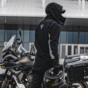 Regntøj Jakke og Bukser til Motorcykel, Vandring og Fiskeri, Letvægts Vandtæt Regnjakke
