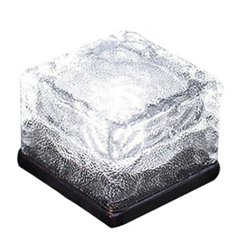 Solar Cube Garden Light With Colour Changing Water Ripple Effect For Outdoor Ground And Surface Decorative Lighting