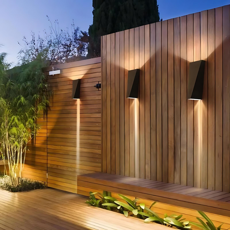 Modern Outdoor Wall Lamp | Energy-Efficient Exterior Wall Light | Stylish Outdoor Wall Lantern | LED Wall-Mounted Fixture | Elegant Garden Lighting - Zardee-2