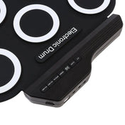 2022New Folding Silicone Hand Roll USB Electronic Drum Portable Practice Drums Pad Kit With Drumsticks Sustain Pedal 3