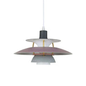 Moderne Aurora LED pendel med E27 metalskærm til boligindretning og moderne opholdsrum