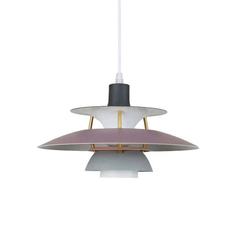 Moderne Aurora LED pendel med E27 metalskærm til boligindretning og moderne opholdsrum