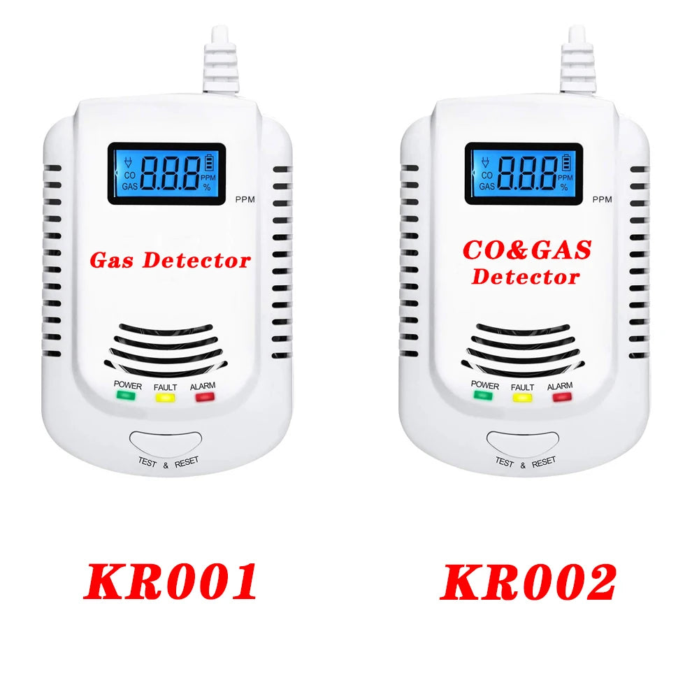 2024 Natural Gas Detector And Carbon Monoxide CO Detector Combustible Gas Leak Detector Monitor For Co Lpg Methane In Kitchen 1