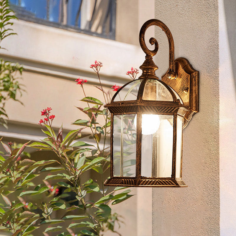 Vintage Industrial Wall Light | Waterproof Outdoor Wall Lamp | Stylish Wall Fixture | E27 Bulb Compatible | Easy Installation Light - Zardee 2