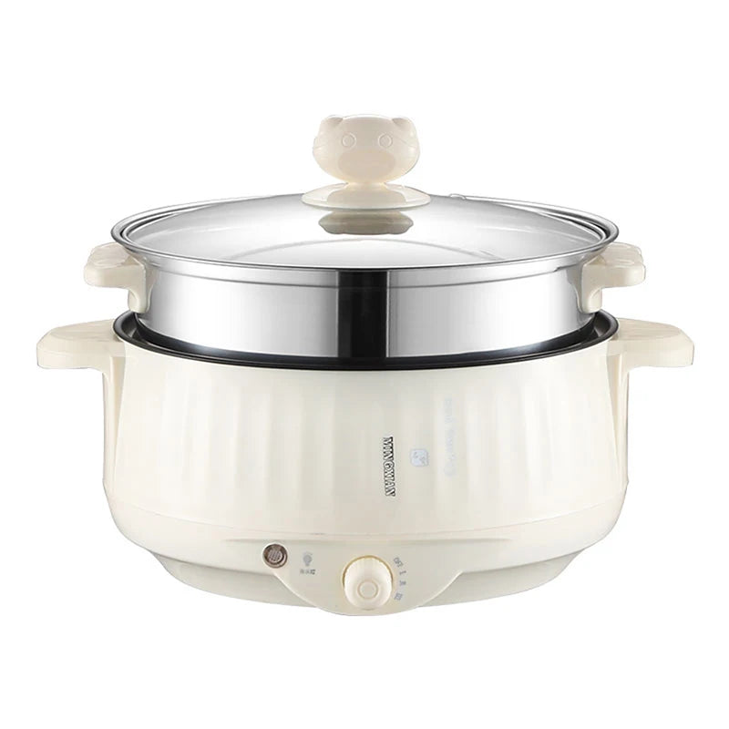 220V Multi Cookers Single/Double Layer Electric Pot 1-2 People Household Non-stick Pan Hot Pot Rice Cooker Cooking Appliances 5