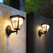 Vintage Solar Wall Lamp | Outdoor Solar Lights | Stylish Outdoor Lanterns | Eco-Friendly Outdoor Wall Lights | LED Garden Light Fixture - Zardee-2