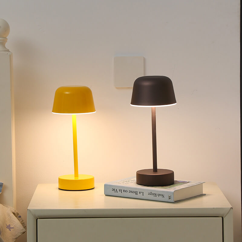 Dimmable Table Lamp Modern | Rechargeable Desk Light | Adjustable Bedside Lamp | Cordless Battery Operated Fixture | Eye-Caring Light - Zardee-5