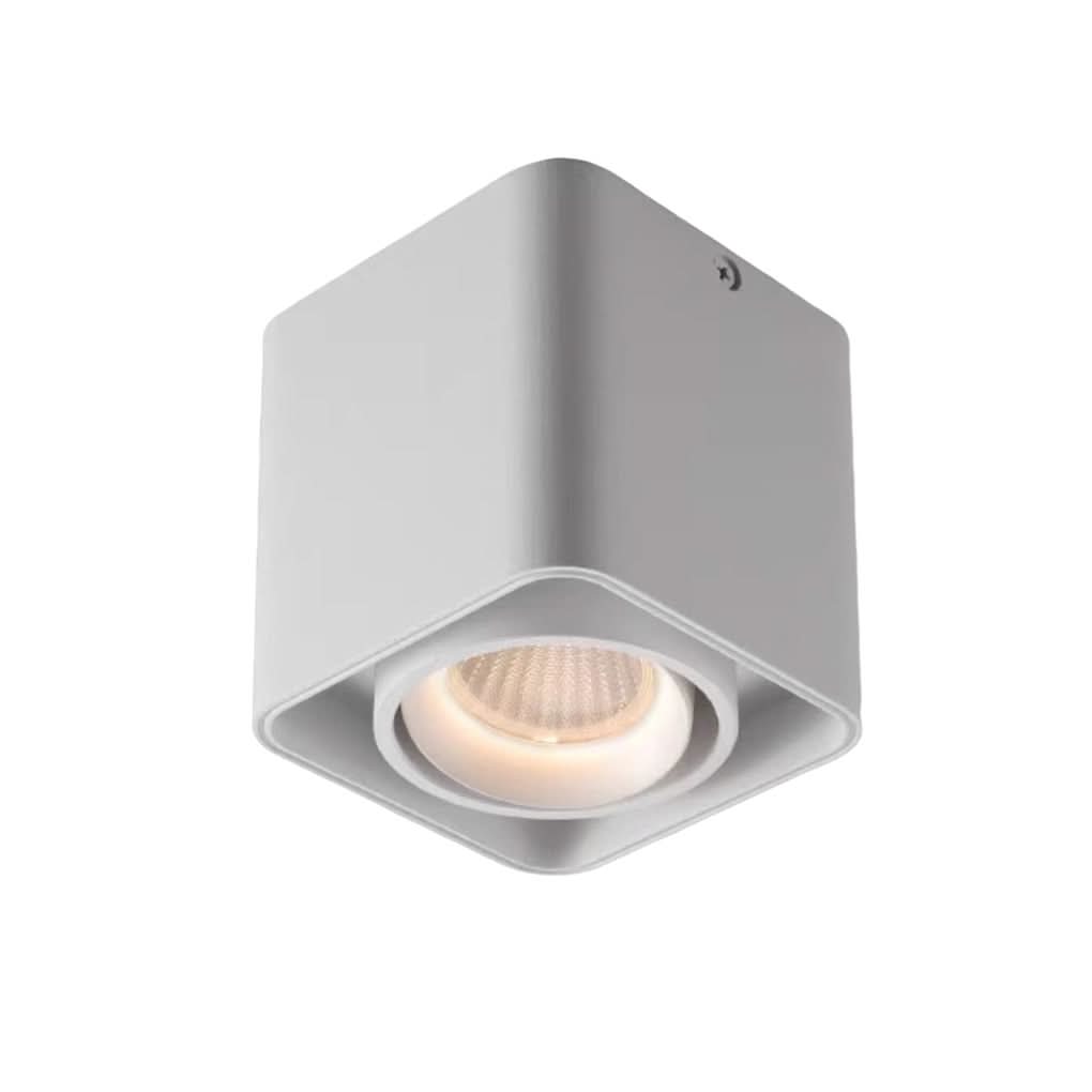 Firkantet justerbar loftslampe med dæmpbar LED-lys, moderne loftsarmatur med bevægeligt hoved