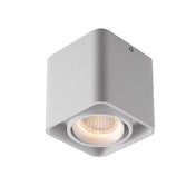 Firkantet justerbar loftslampe med dæmpbar LED-lys, moderne loftsarmatur med bevægeligt hoved