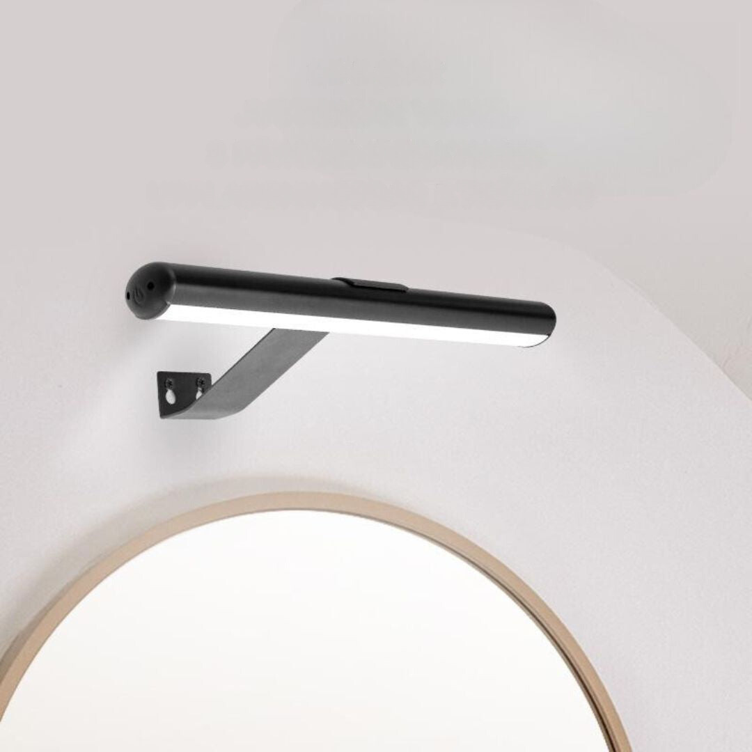 Modern Wall Photo Lamp With Adjustable Lighting For Artwork And Photos Sleek Elongated Design For Art Displays