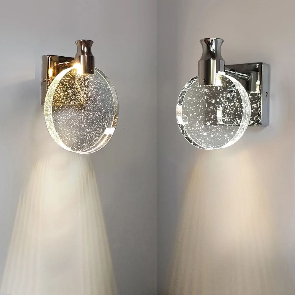 Minimalist Circular LED Wall Lamp With Modern Design For Contemporary Interiors And Living Spaces