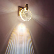 Minimalist Circular LED Wall Lamp With Modern Design For Contemporary Interiors And Living Spaces