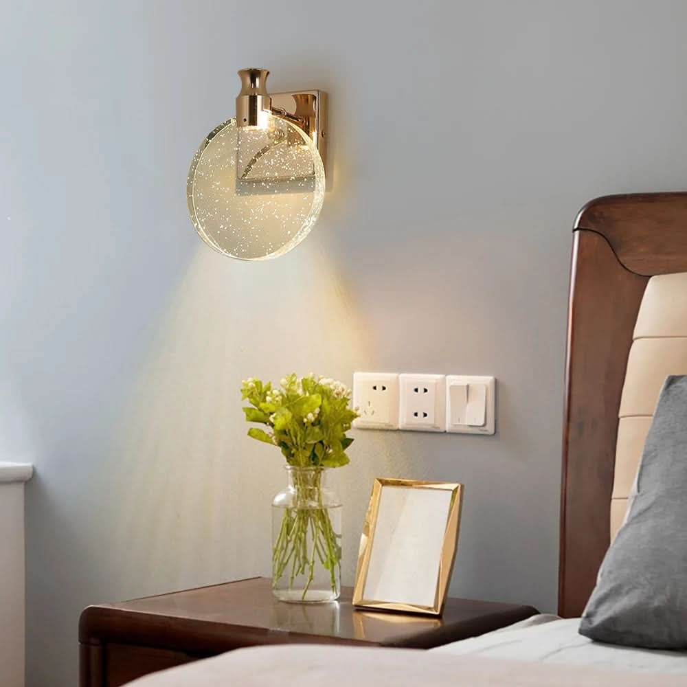 Minimalist Circular LED Wall Lamp With Modern Design For Contemporary Interiors And Living Spaces