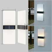 Solar Wall Lamp Outdoor | Waterproof LED Outdoor Lights | Energy-Efficient Solar Lights | Modern Garden Lighting | Durable Outdoor Wall Lights - Zardee-6