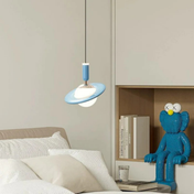 מנורת תלייה LED עכשווית עם עיצוב צף לפינת אוכל, סלון ופנים הבית