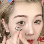 2 In 1 Lower Liquid Eyeliner Pen And Eyelashes Stamp 0