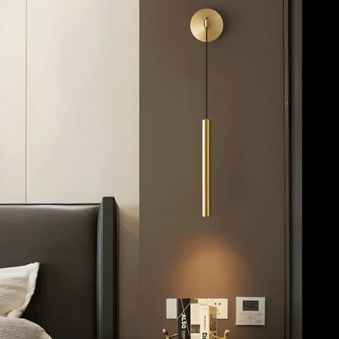 Contemporary Copper LED Indoor Wall Lamp With Sleek Finish For Modern Homes And Interiors Worldwide