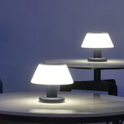 Solar Table Lamp | Eco-Friendly LED Light | Waterproof Outdoor Lantern | Rechargeable Solar Fixture | Modern Design Table Light - Zardee-3