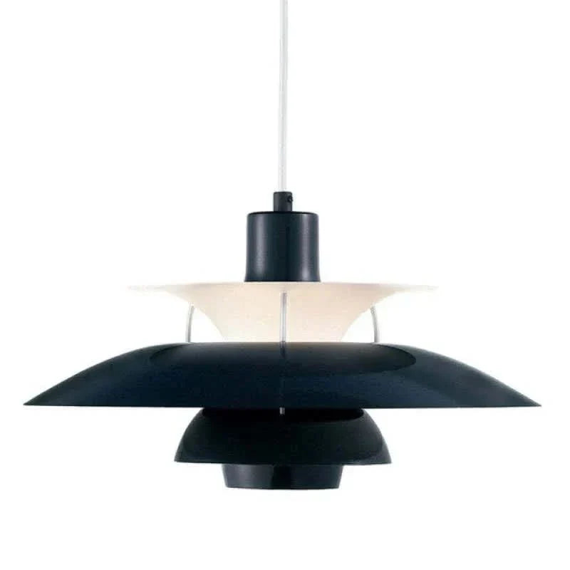 Moderne Aurora LED pendel med E27 metalskærm til boligindretning og moderne opholdsrum