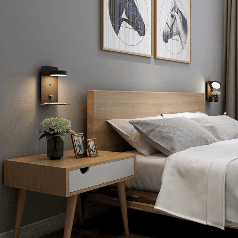 LumenGlow LED-Nachtlicht für Schlafzimmer sorgt jede Nacht für ein sanftes, stimmungsvolles Licht für gemütliche, entspannte Abende