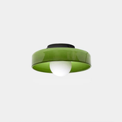 Moderne rund loftslampe med elegant glasdesign til moderne stuer, køkkener og gange