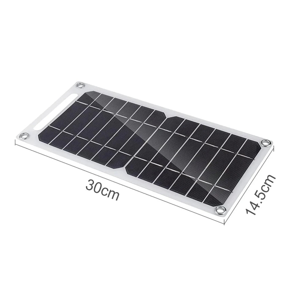 30W Sunpower Portable Solar Panel 5V Solar Plate WithUSB Safe Stabilize Charger ForPower Bank Phone Outdoor Camping Home RV Gift 3