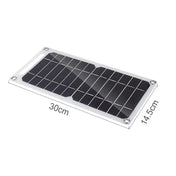 30W Sunpower Portable Solar Panel 5V Solar Plate WithUSB Safe Stabilize Charger ForPower Bank Phone Outdoor Camping Home RV Gift 3