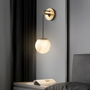 Minimalist Wall Lamp | Elegant Wall Sconce Lighting | Soft Diffused Wall Lights | Modern Brass Sconce | LED Wall Fixture - Zardee 4