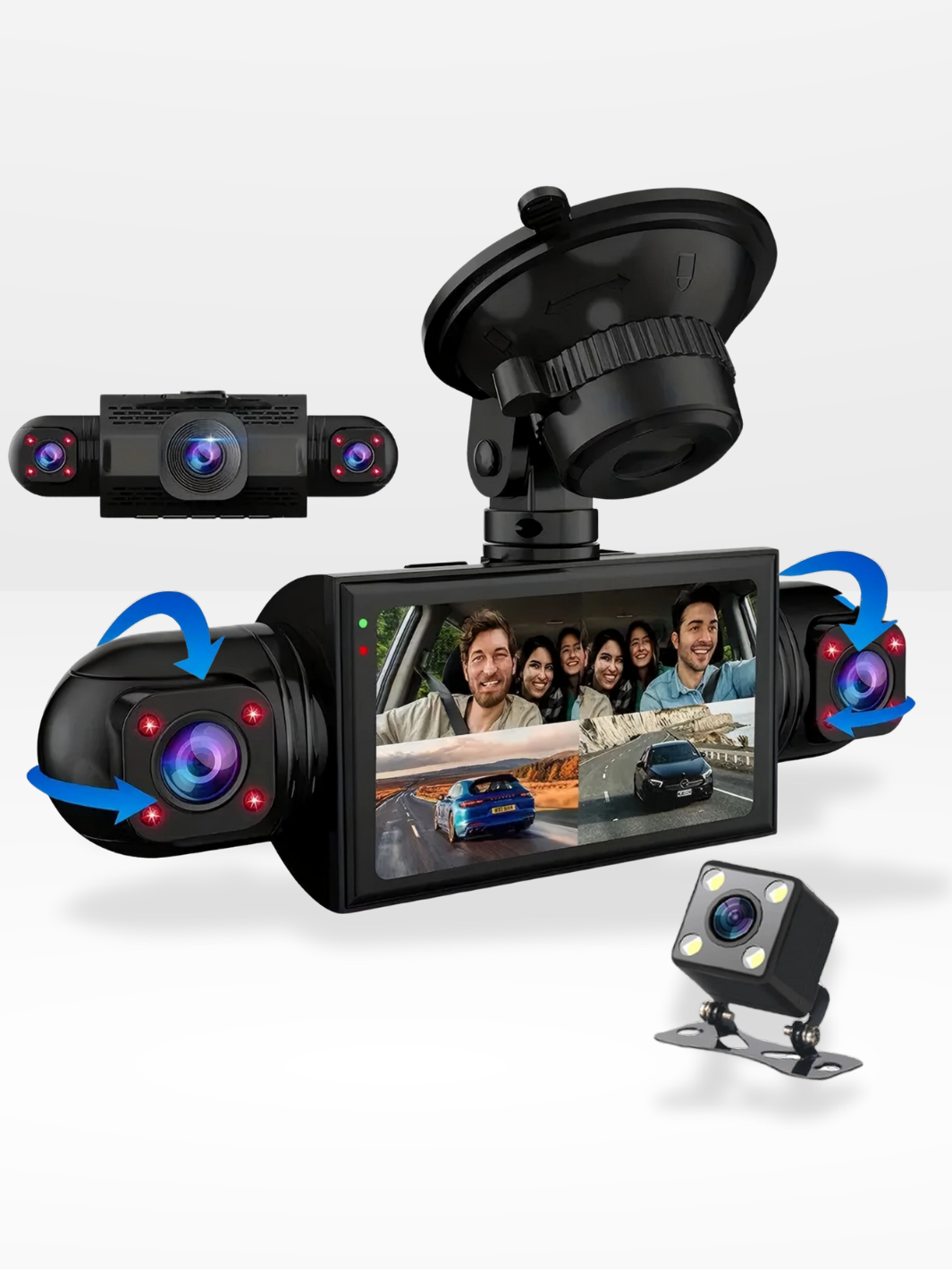 360° Dash Camera for Car with Video Recording 1