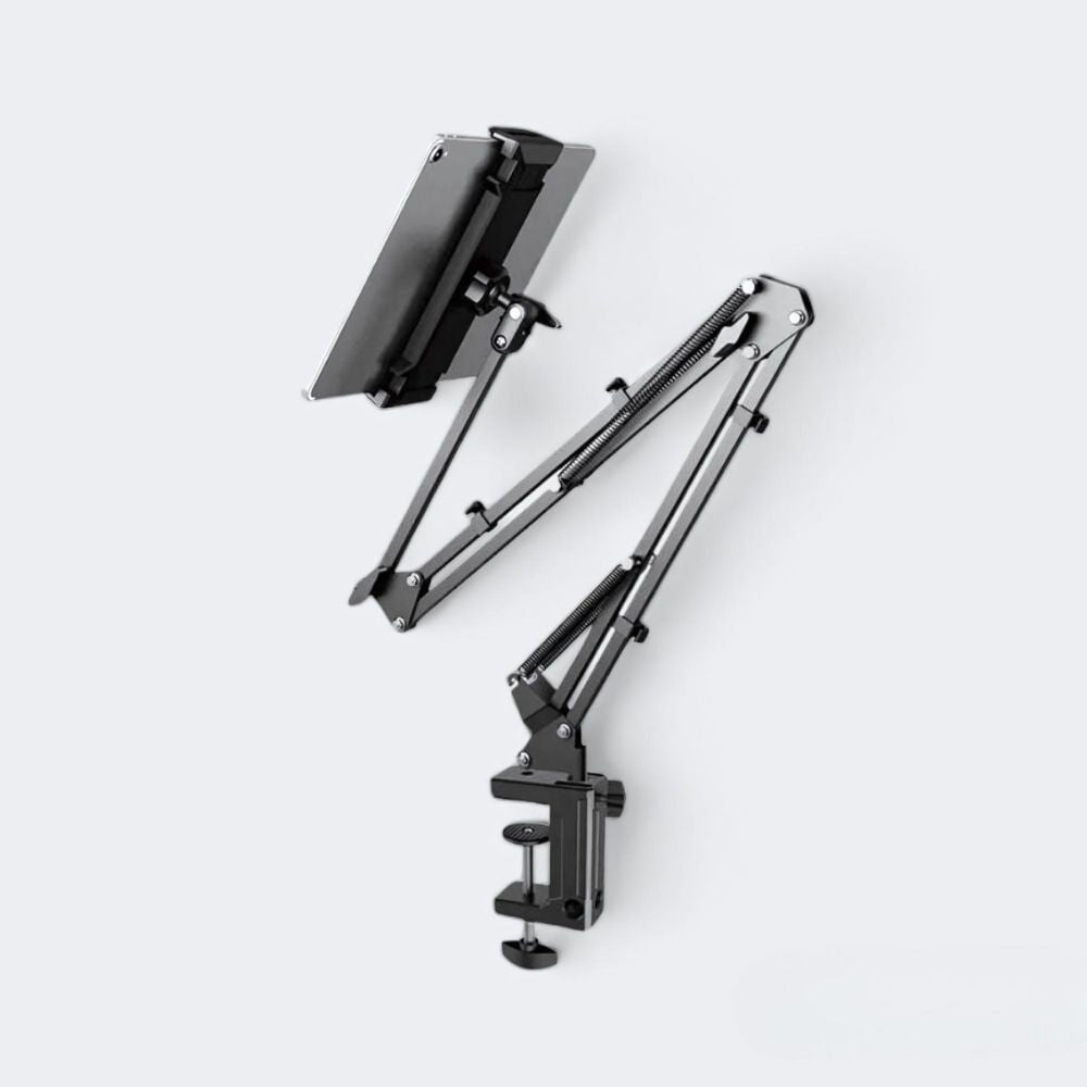 360° Rotatable Tablet Stand | Adjustable iPad Holder for Bed and Desk Use 4