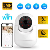 360° Smart Home Security Camera PTZ 2K 1620P AI Detection Night Vision Automatic Tracking Security Surveillance Baby Monitor 0