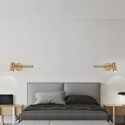 Adjustable Wall Lamp With Scandinavian Swing Arm Light For Modern Living Room And Bedroom Decor