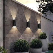 Modern Outdoor Wall Lamp | Energy-Efficient Exterior Wall Light | Stylish Outdoor Wall Lantern | LED Wall-Mounted Fixture | Elegant Garden Lighting - Zardee-4