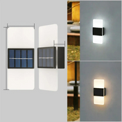 Variant image for Solar Wall Lamp Outdoor | Waterproof LED Outdoor Lights | Energy-Efficient Solar Lights | Modern Garden Lighting | Durable Outdoor Wall Lights - Zardee-2