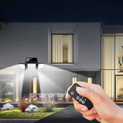 Solar Lights Outdoor | LED Outdoor Light | Motion Sensor Garden Lamp | Adjustable Solar Fixture | High Lumens Security Light - Zardee 4