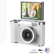 4K Digital Camera Beauty Filters 48MP HD Student CCD Camera CMOS Anti Shake 180° Flip Screen Selfie Camera for Kids Adults Gift 16
