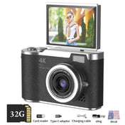 4K Digital Camera Beauty Filters 48MP HD Student CCD Camera CMOS Anti Shake 180° Flip Screen Selfie Camera for Kids Adults Gift 7